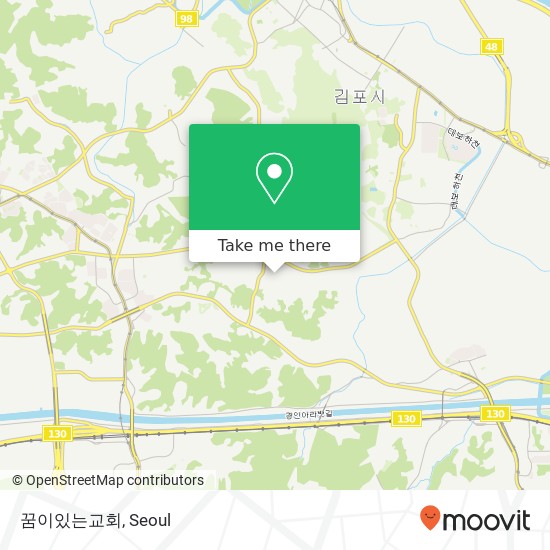 꿈이있는교회 map