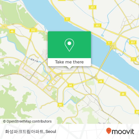 화성파크드림아파트 map