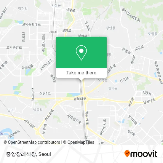 중앙장례식장 map