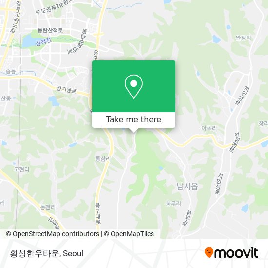 횡성한우타운 map