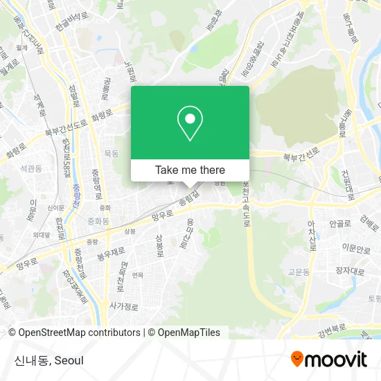 신내동 map