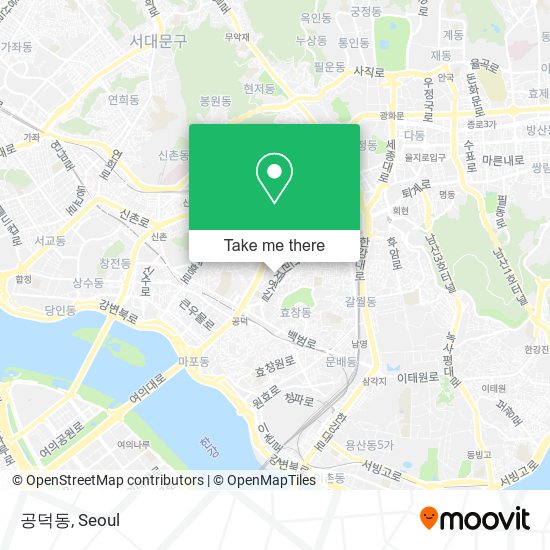 공덕동 map