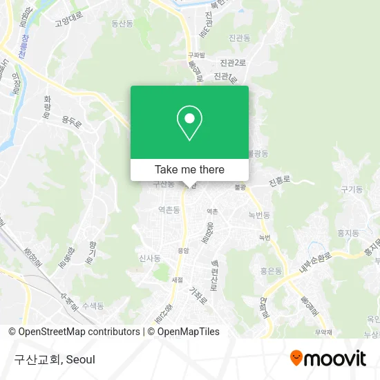 구산교회 map