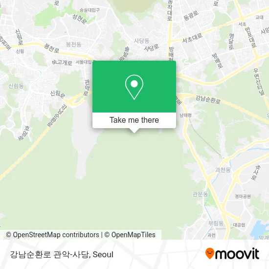 강남순환로 관악-사당 map