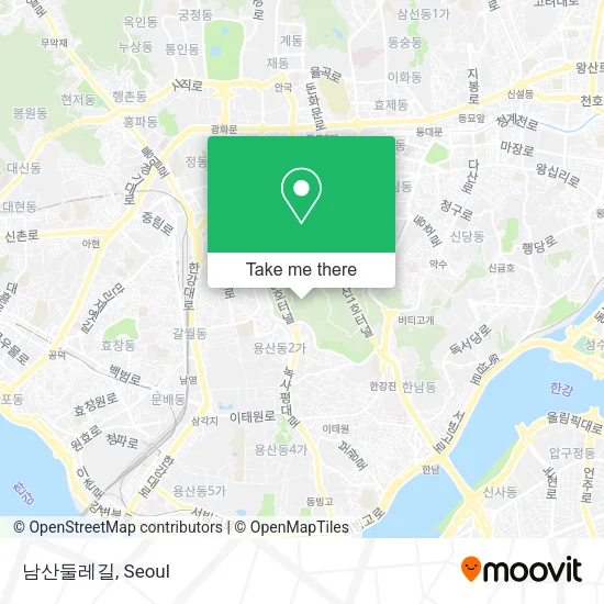남산둘레길 map