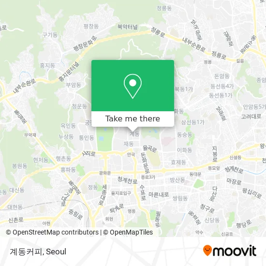 계동커피 map