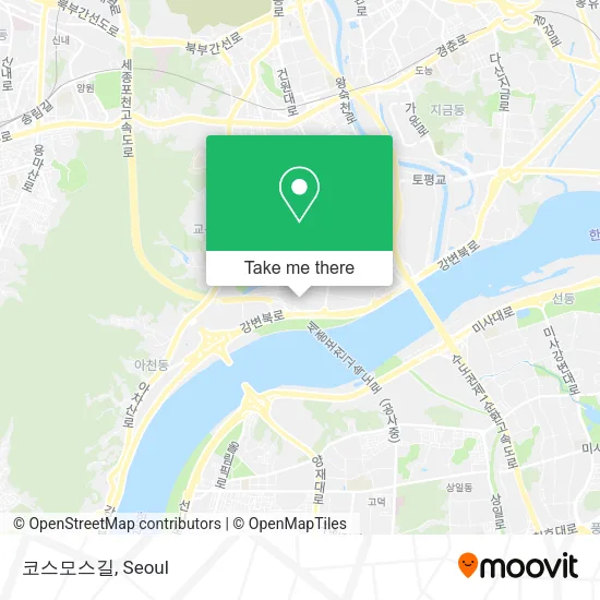 코스모스길 map