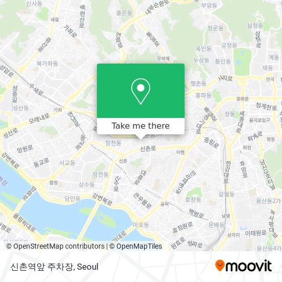 신촌역앞 주차장 map