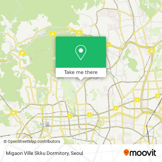 Migaon Ville Skku Dormitory map