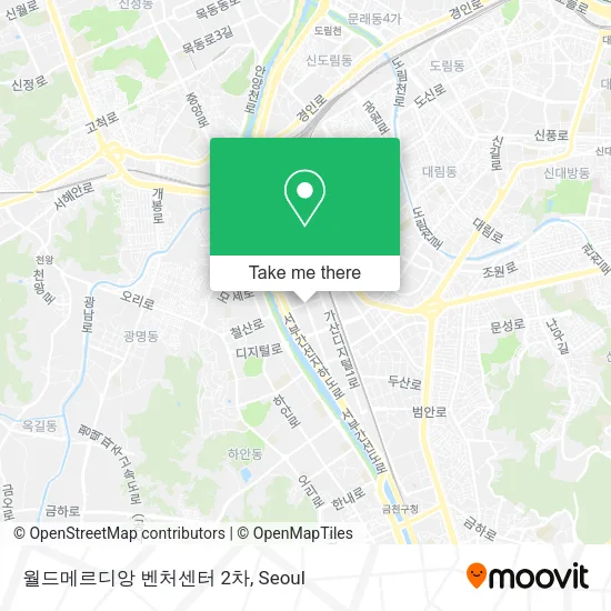 월드메르디앙 벤처센터 2차 map