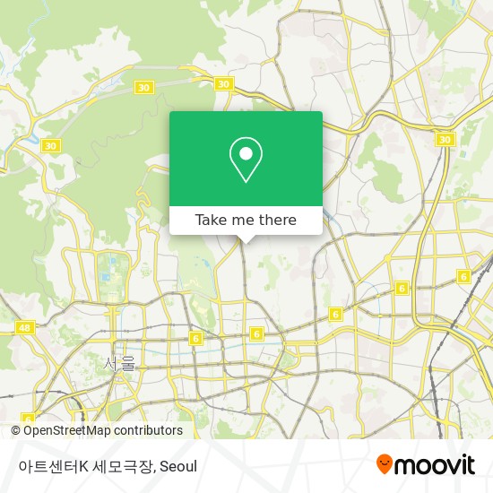 아트센터K 세모극장 map