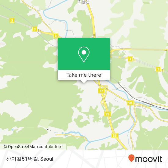 산이길51번길 map