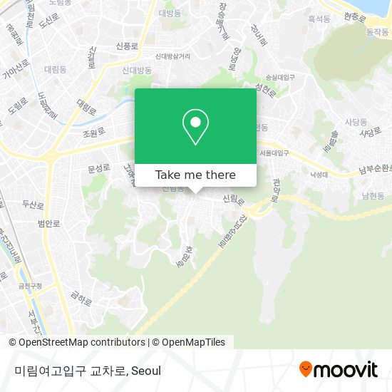 미림여고입구 교차로 map