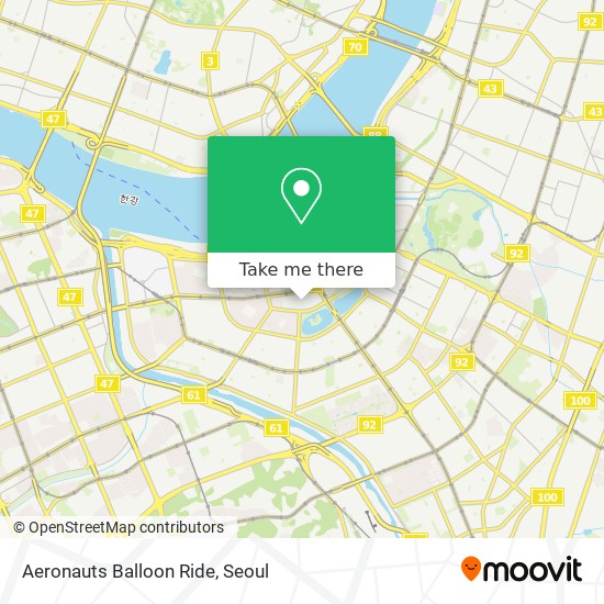 Aeronauts Balloon Ride map