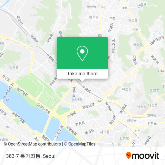 383-7 북가좌동 map