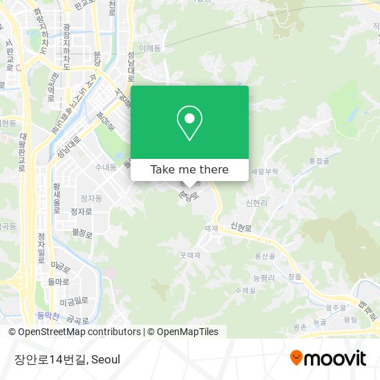 장안로14번길 map