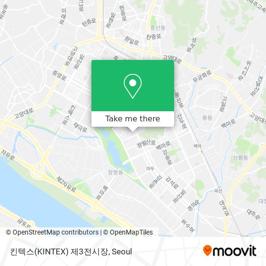 킨텍스(KINTEX) 제3전시장 map