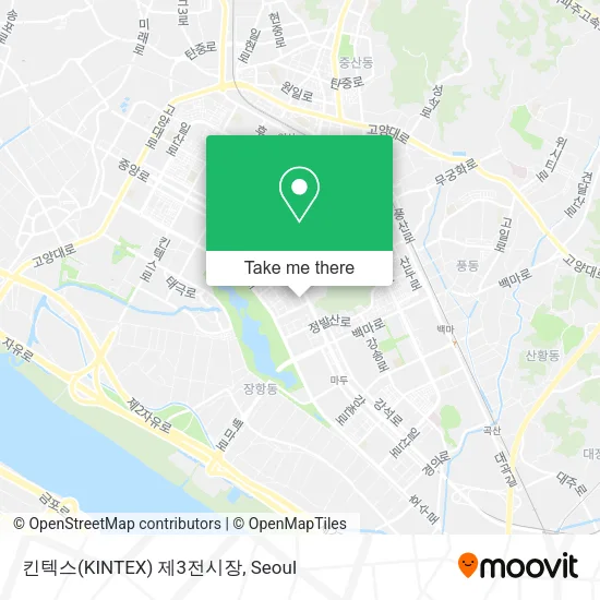 킨텍스(KINTEX) 제3전시장 map