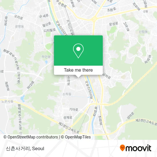 신촌사거리 map