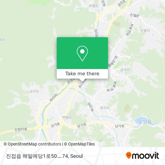 진접읍 해밀예당1로50ㅡ74 map