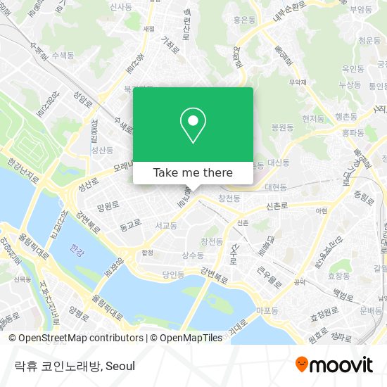 락휴 코인노래방 map