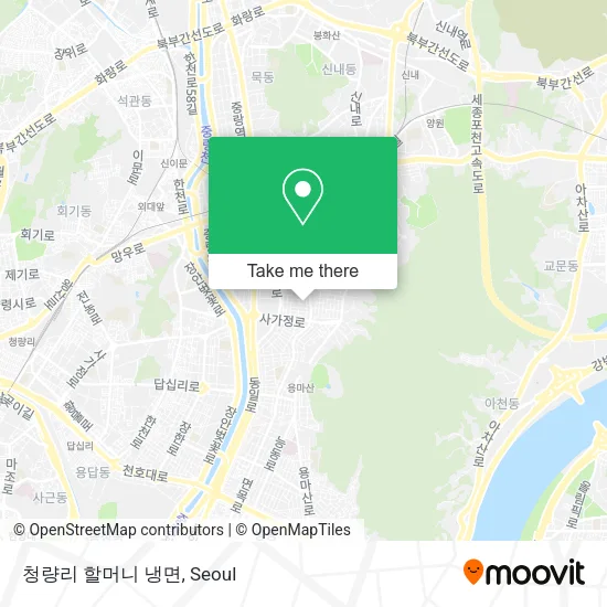 청량리 할머니 냉면 map
