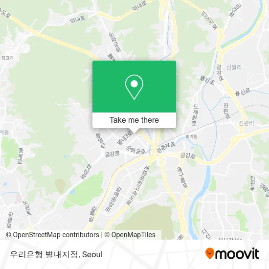 우리은행 별내지점 map