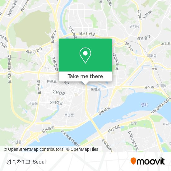 왕숙천1교 map