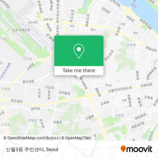 신월3동 주민센터 map