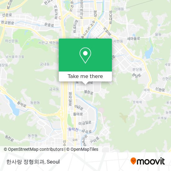 한사랑 정형외과 map