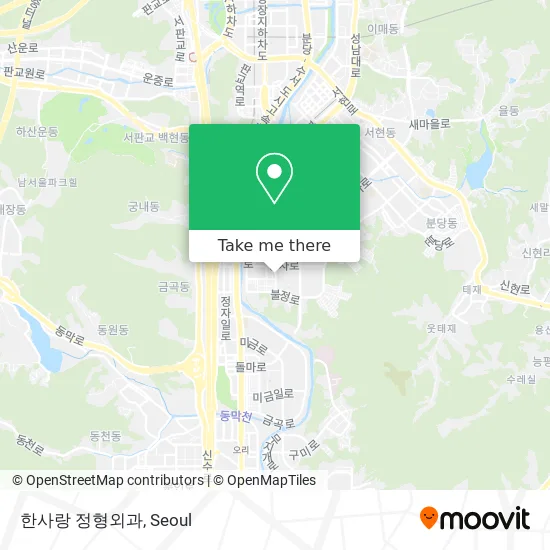 한사랑 정형외과 map