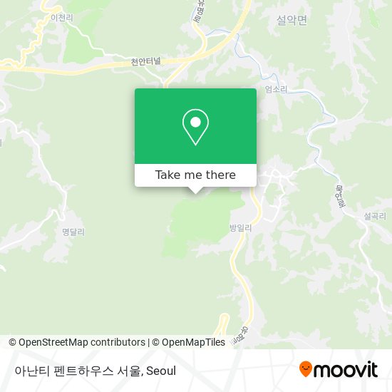 아난티 펜트하우스 서울 map