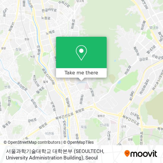 서울과학기술대학교 대학본부 (SEOULTECH, University Administration Building) map