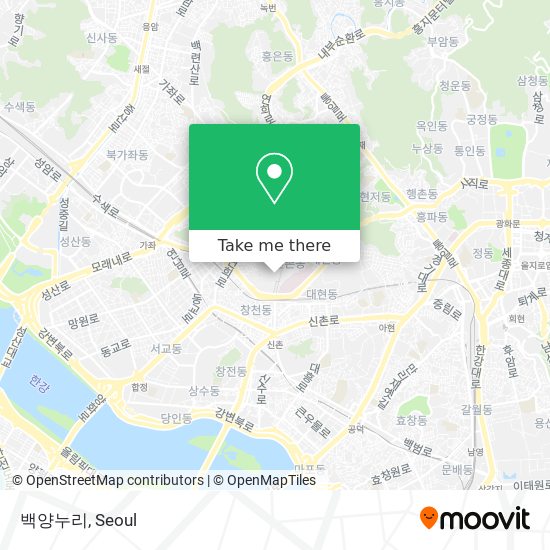 백양누리 map