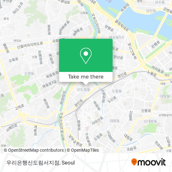 우리은행신도림서지점 map