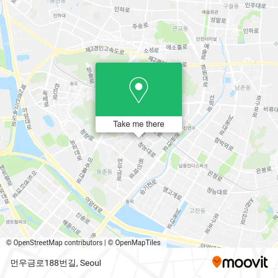 먼우금로188번길 map