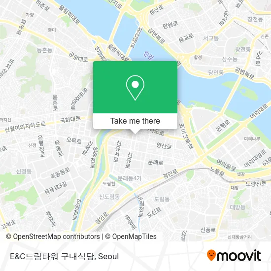 E&C드림타워 구내식당 map