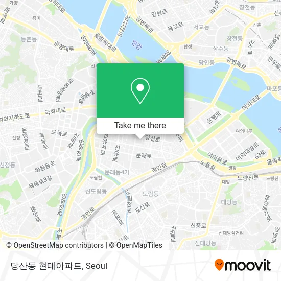 당산동 현대아파트 map