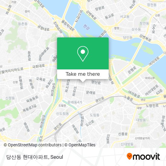 당산동 현대아파트 map