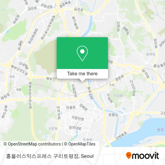 홈플러스익스프레스 구리토평점 map