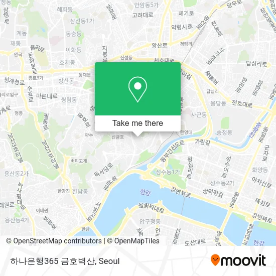 하나은행365 금호벽산 map