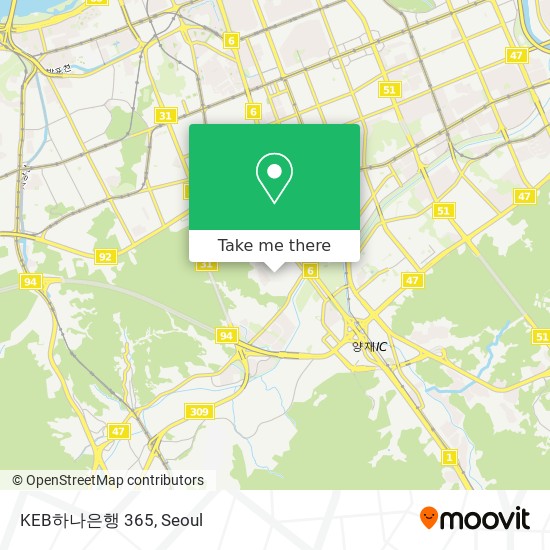 KEB하나은행 365 map