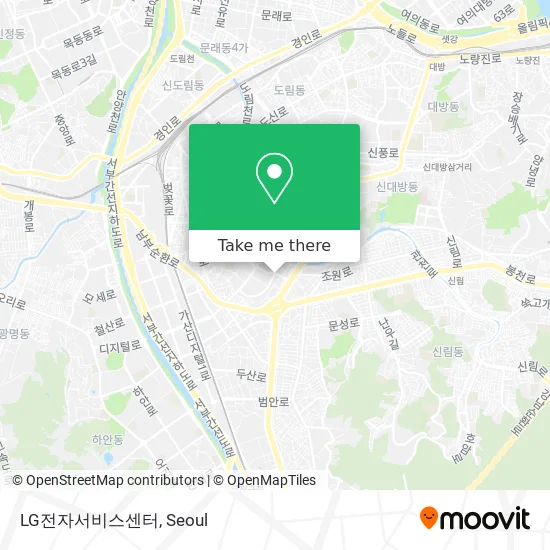 LG전자서비스센터 map