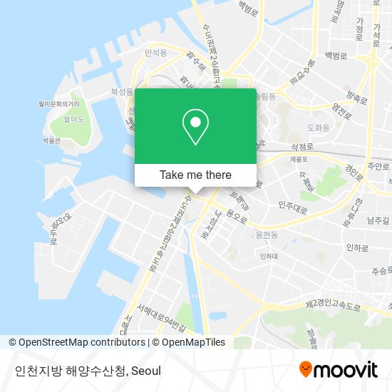 인천지방 해양수산청 map