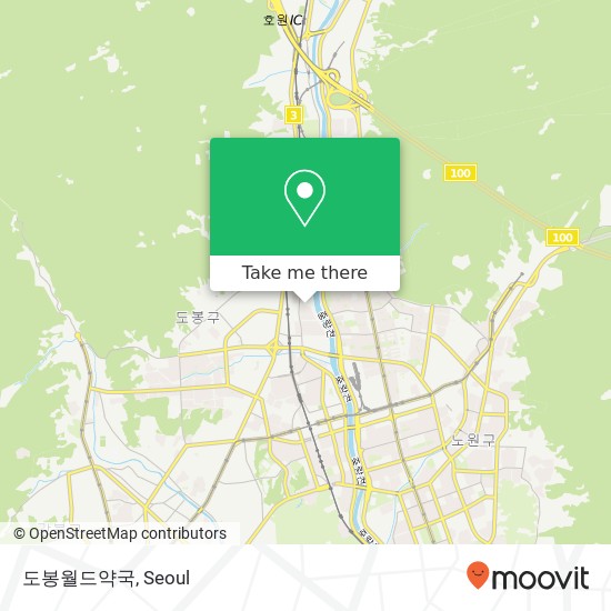 도봉월드약국 map