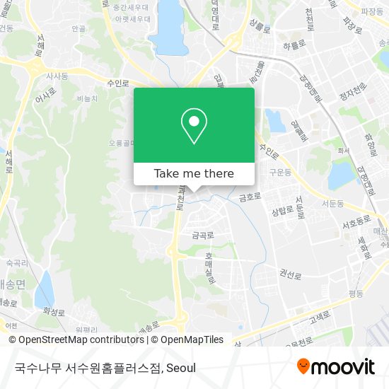 국수나무 서수원홈플러스점 map