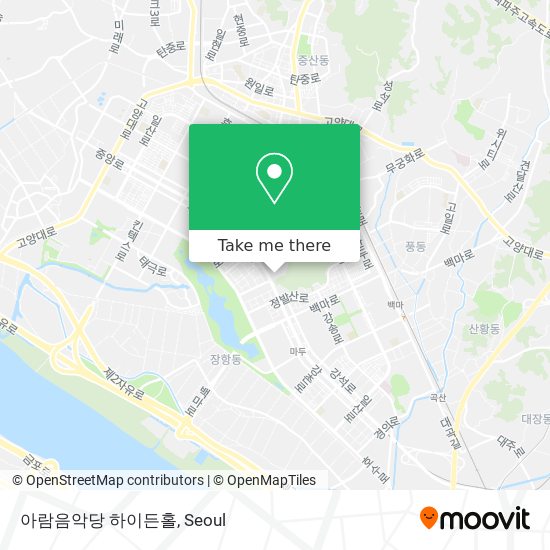 아람음악당 하이든홀 map