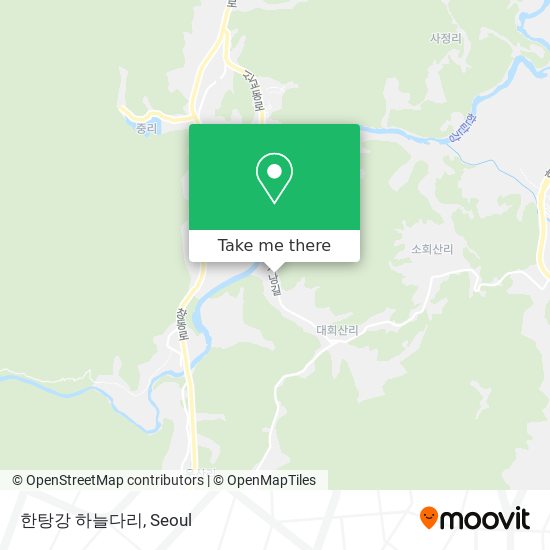 한탕강 하늘다리 map