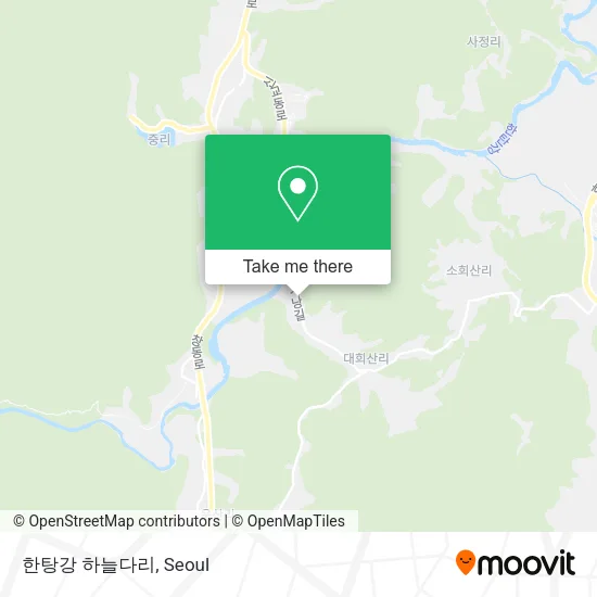 한탕강 하늘다리 map