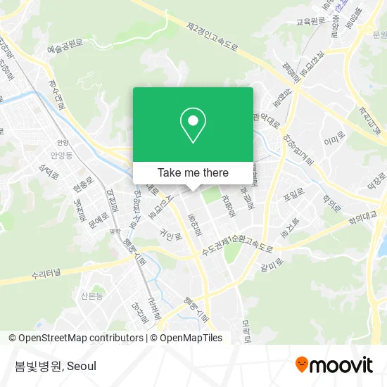 봄빛병원 map